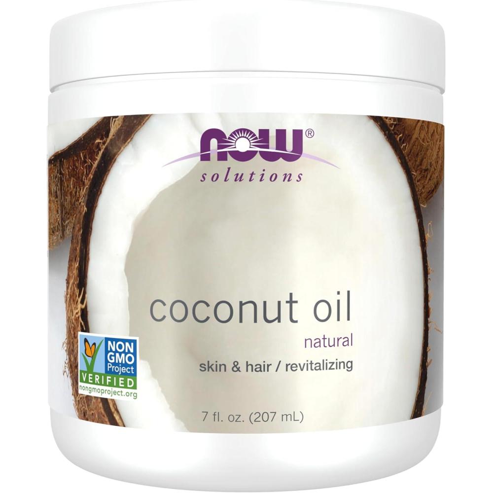 imageNOW Foods Solutions Coconut Oil Naturally Revitalizing for Skin and Hair Conditioning Moisturizer 7Ounce