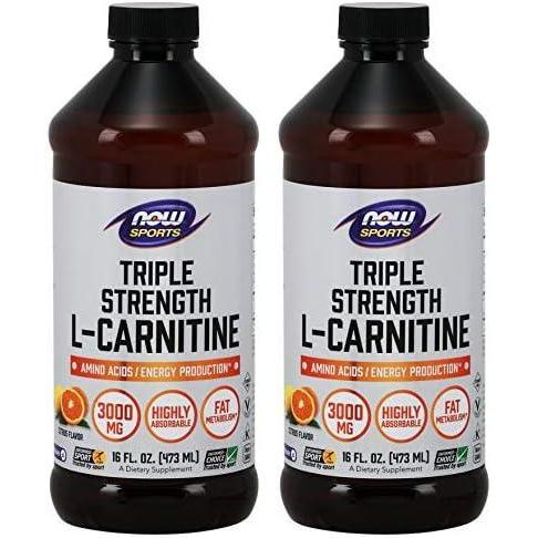 imageNOW Foods Sports Liquid LCarnitine Citrus 32 fl oz 946 ml16 Fl Oz Pack of 2