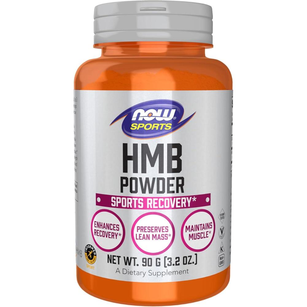 imageNOW Foods Sports Nutrition HMB Hydroxy MethylbutyratePowder Sports Recovery 90 GramsUnflavored