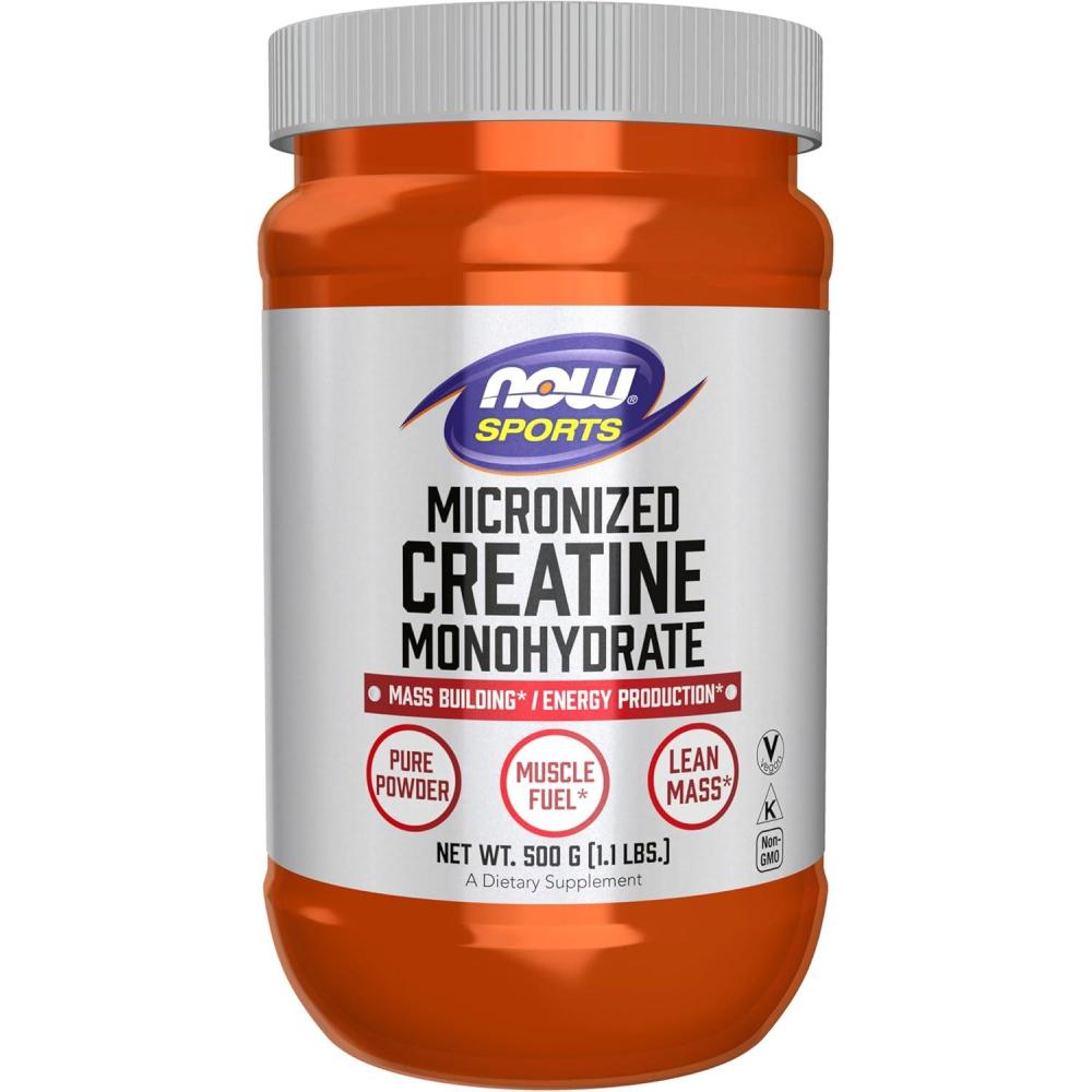 imageNOW Foods Sports Nutrition Micronized Creatine Powder 500 g Mass BuildingEnergy Production 11Pound11 Pound Pack of 1