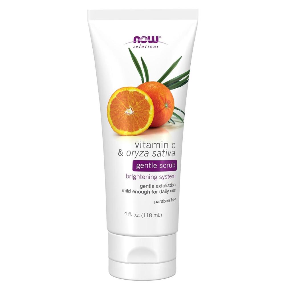 imageNOW Solutions Vitamin C and Oryza Sativa Gentle Scrub Brightening System Gentle Mild Exfoliation for Daily Use 4Ounce