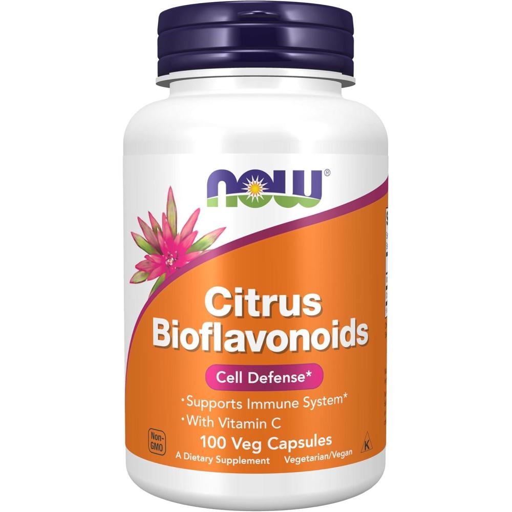 imageNOW Supplements Citrus Bioflavonoids 700mg Supports Immune System Cell Defense 100 Capsules