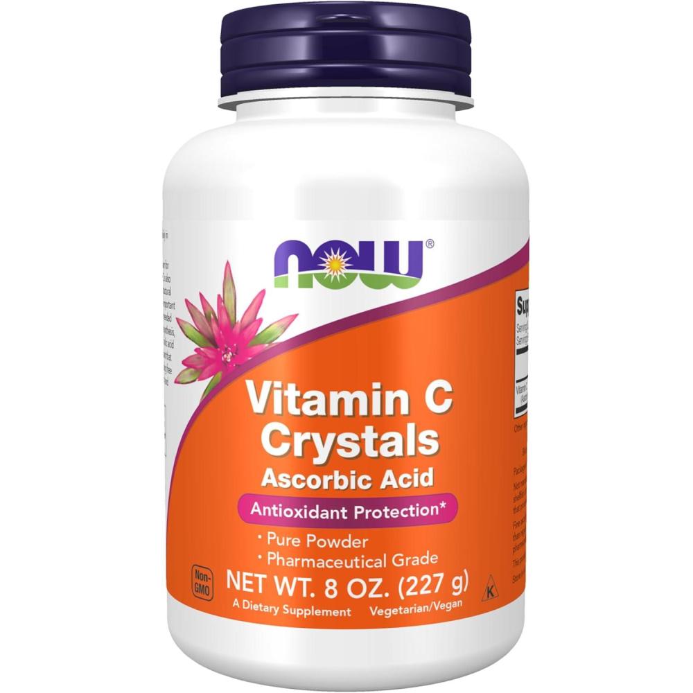imageNOW Supplements Vitamin C Crystals Ascorbic Acid Antioxidant Protection 1Pound8 Ounce Pack of 1