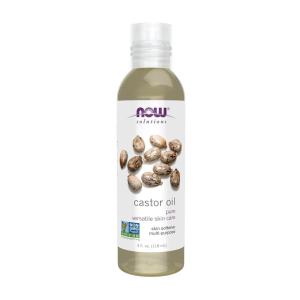 NOW Foods Solutions, Castor Oil, 100% Pure Versatile Skin Care, Multi-Purpose Skin Softener, 4-Ounce(4 Fl Oz (Pack of 1))