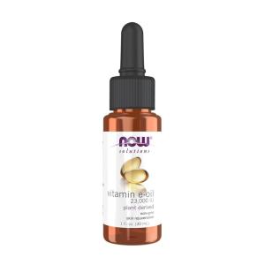 NOW Foods Solutions, E-Oil 23,000 IU, Natural Skin Rejuvenation, Skin Moisturizer, 1-Ounce