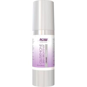 NOW Foods Solutions Glutathione Skin Brightener Cream, Firming and Nourishing, Suitable For All Skin Types, 2-Ounce