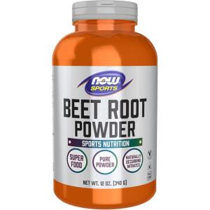 NOW Foods Sports Nutrition, Beet Root Powder, Super Food With Naturally Occurring Nitrates, 12-Ounce