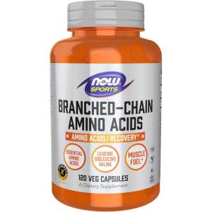 NOW Foods Sports Nutrition, Branched Chain Amino Acid Powder with Leucine, Isoleucine, and Valine, 12-Ounce(120 Count (Pack of 1))