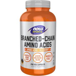 NOW Foods Sports Nutrition, Branched Chain Amino Acid Powder with Leucine, Isoleucine, and Valine, 12-Ounce(240 Count (Pack of 1))