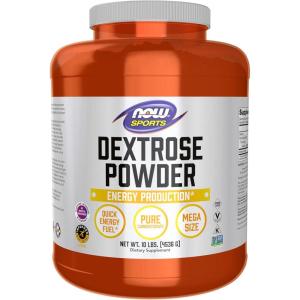 NOW Foods Sports Nutrition, Dextrose Powder (Monosaccharide), Energy Production*, 10-Pound