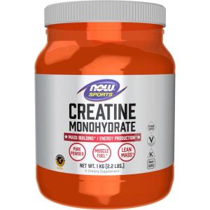 NOW Foods Sports Nutrition, Micronized Creatine Powder 500 g, Mass Building*/Energy Production*, 1.1-Pound(2.2 Pound (Pack of 1))