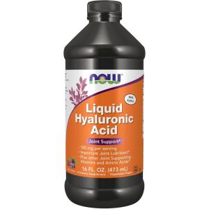 NOW Foods Supplements, Liquid Hyaluronic Acid, Delicious Berry Flavor, 100 mg Per Serving, 16-Ounce