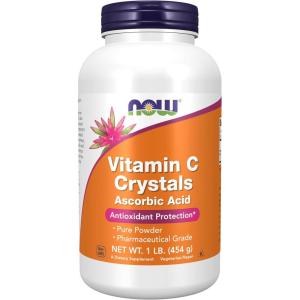 NOW Supplements, Vitamin C Crystals (Ascorbic Acid), Antioxidant Protection*, 1-Pound(16 Ounce (Pack of 1))