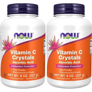 NOW Supplements, Vitamin C Crystals (Ascorbic Acid), Antioxidant Protection*, 1-Pound(8 Ounce (Pack of 2))