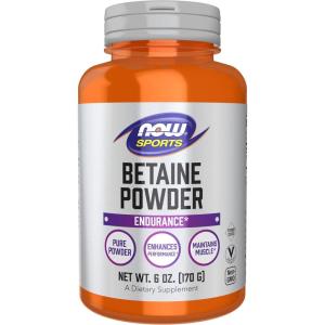 Now Sports Nutrition, Betaine Powder, Endurance*, Pure Powder, Enhances Performance*, Maintains Muscle*, 6 oz (170 g)