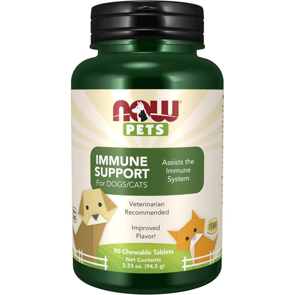 imageNOW Pet Health Immune Support Supplement Formulated for Cats amp Dogs NASC Certified 90 Chewable Tablets