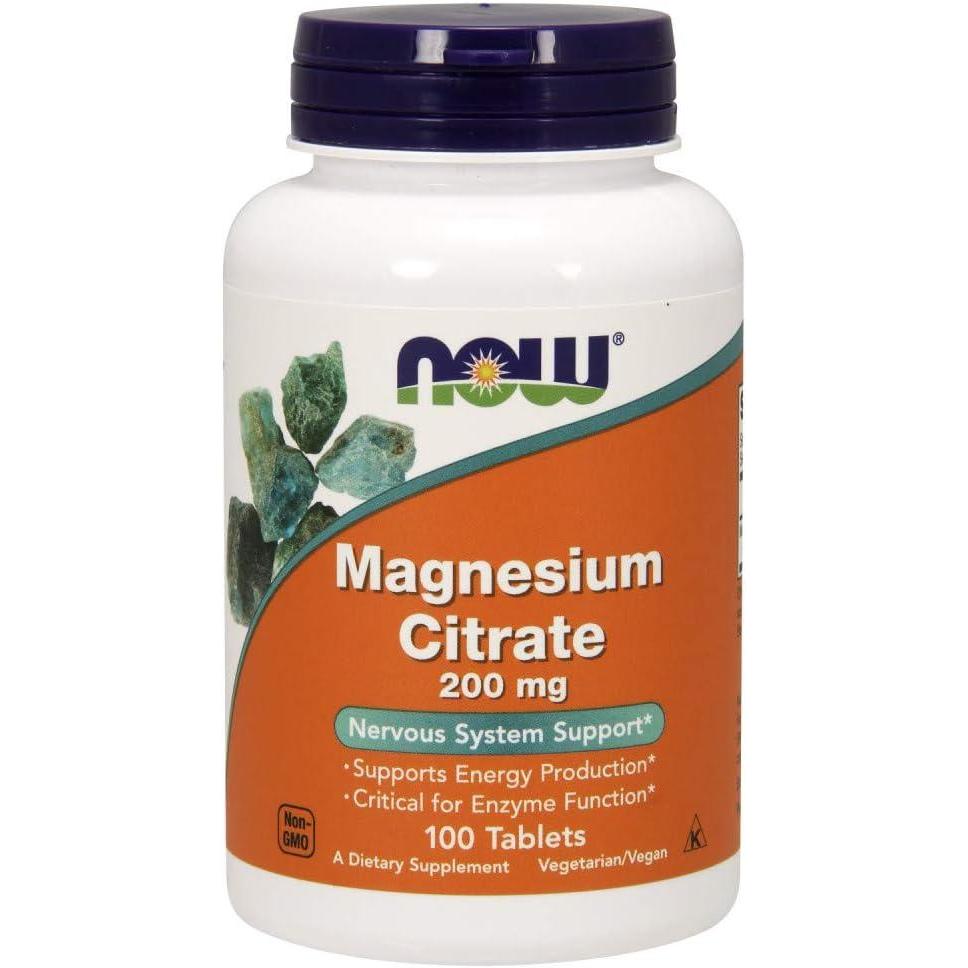 imageNOW Supplements Magnesium Citrate Enzyme Function Nervous System Support 120 Veg Capsules100 Count Pack of 1