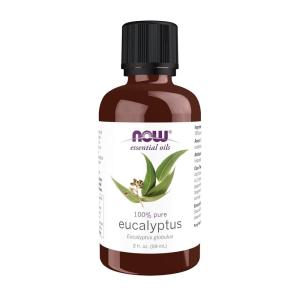 NOW Essential Oils, Eucalyptus Oil, Clarifying Aromatherapy Scent, Steam Distilled, 100% Pure, Vegan, Child Resistant Cap, 4-Ounce(2 Ounce)