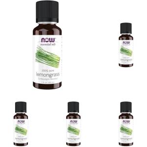 NOW Essential Oils, Tea Tree Oil, Cleansing Aromatherapy Scent, Steam Distilled, 100% Pure, Vegan, Child Resistant Cap, 16-Ounce(1 Fl Oz (Pack of 5))
