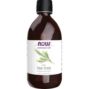NOW Essential Oils, Tea Tree Oil, Cleansing Aromatherapy Scent, Steam Distilled, 100% Pure, Vegan, Child Resistant Cap, 16-Ounce(16 Fl Oz (Pack of 1))