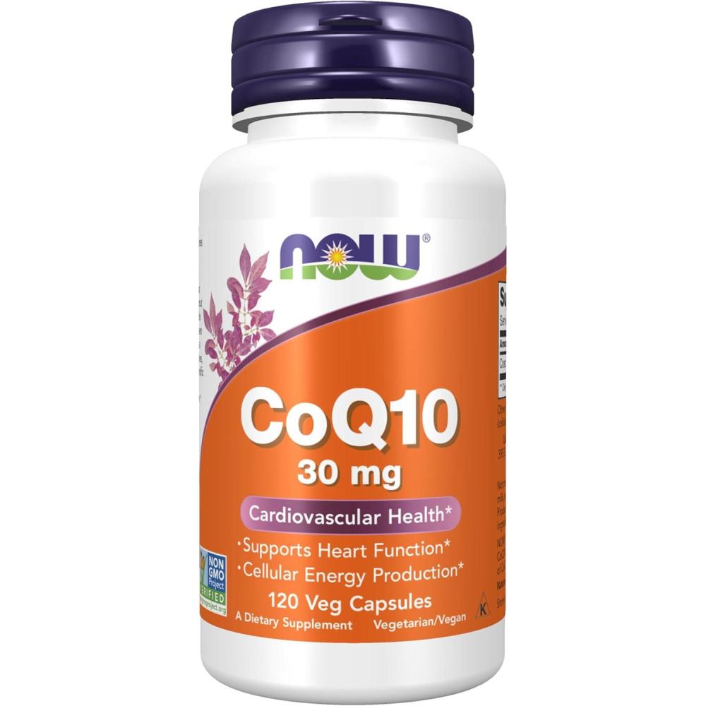 imageNOW Supplements CoQ10 30 mg Pharmaceutical Grade AllTrans Form produced by Fermentation 240 Veg Capsules120 Count Pack of 1