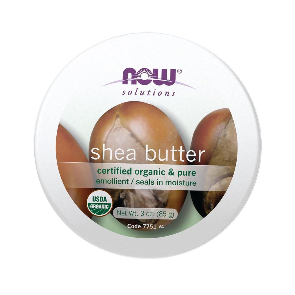 imageNOW Foods Solutions Certified Organic Shea Butter Moisturizer For Rough And Dry Skin 7OunceShea Butter