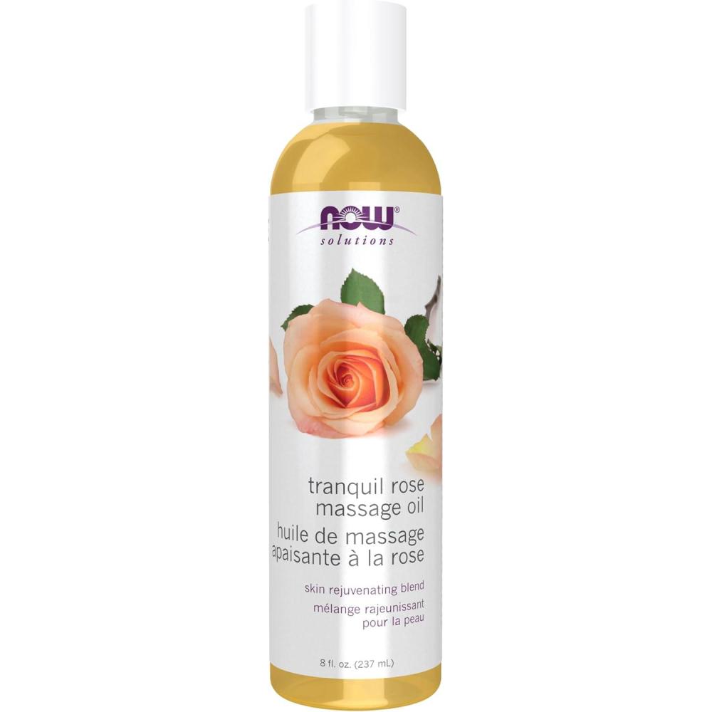 imageNOW Solutions Arnica Soothing Massage Oil Comforting Antioxidant Blend 8OunceTranquil Rose