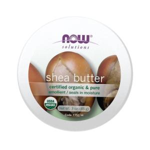 NOW Foods Solutions, Certified Organic Shea Butter, Moisturizer For Rough And Dry Skin, 7-Ounce(Shea Butter)