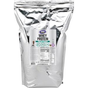 NOW Foods Sports Nutrition, Whey Protein, 24 g With BCAAs, Creamy Chocolate Powder, 6-Pound(10 Pound (Pack of 1))