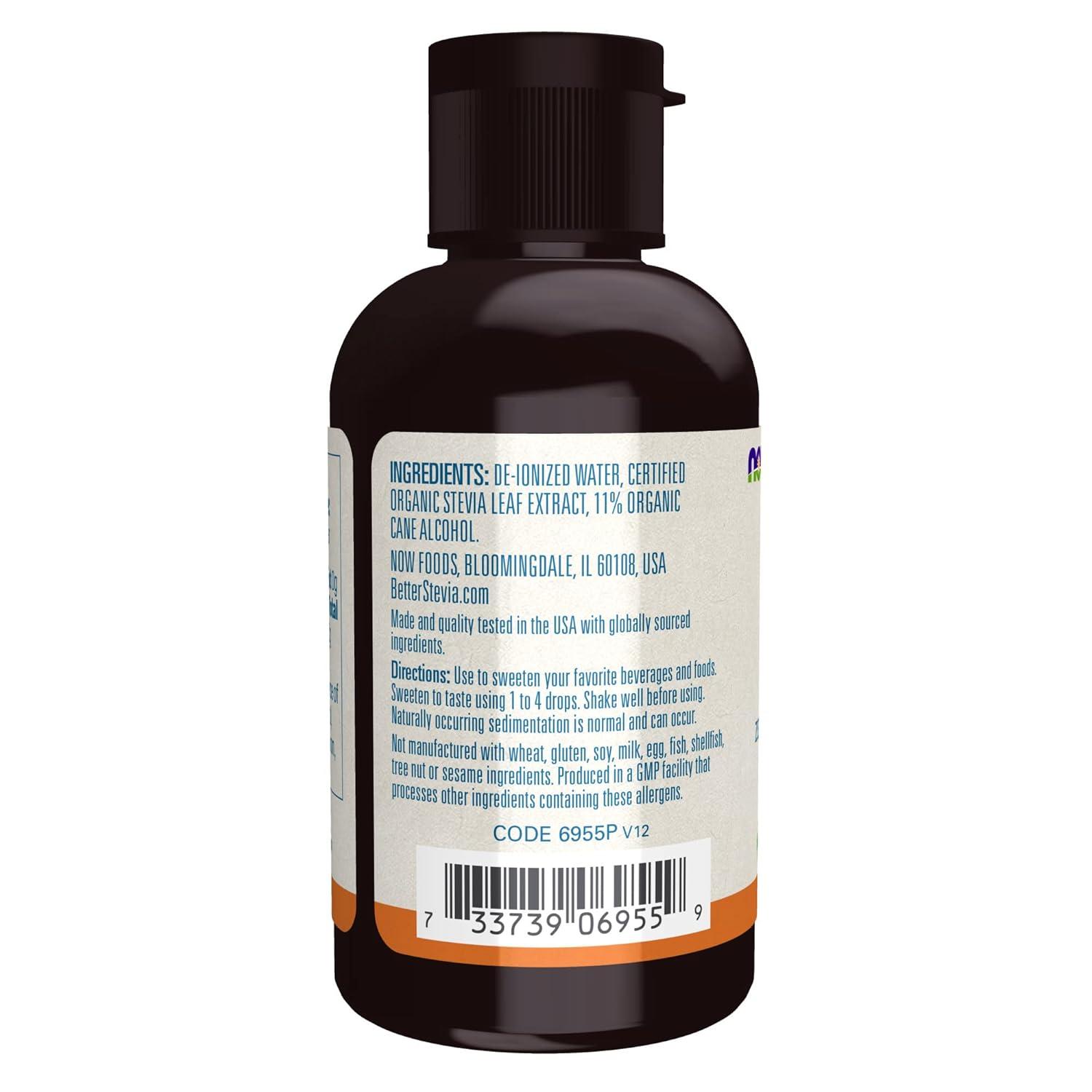 imageNOW Foods BetterStevia Original ZeroCalorie Liquid Sweetener Keto Friendly Suitable for Diabetics No Erythritol 2Ounce2 ounce Pack of 1