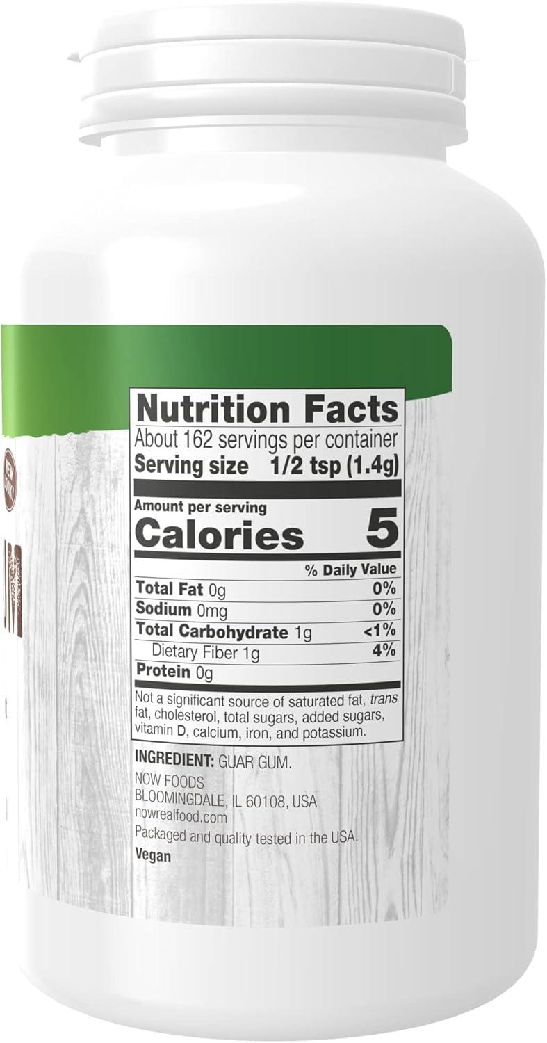 imageNOW Foods Guar Gum Powder 100 Pure Powder Natural Thickener GlutenFree 8Ounce8 Ounce Pack of 1