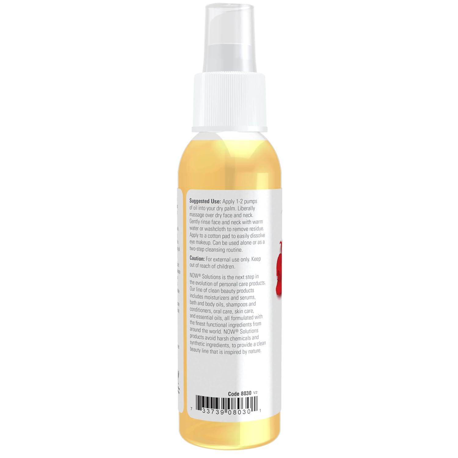 imageNOW Solutions Soothing Rose Facial Cleansing Oil With Jojoba Oil Vitamin E and Rose Absolute 4 Fluid Ounce