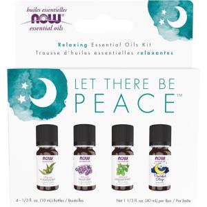 Put Some Pep in Your Step Uplifting Essential Oils Kit Now Foods 4-10 mL Oil(1.3 Fl Oz (Pack of 1))