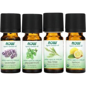 Put Some Pep in Your Step Uplifting Essential Oils Kit Now Foods 4-10 mL Oil(1.33 Fl Oz (Pack of 1))
