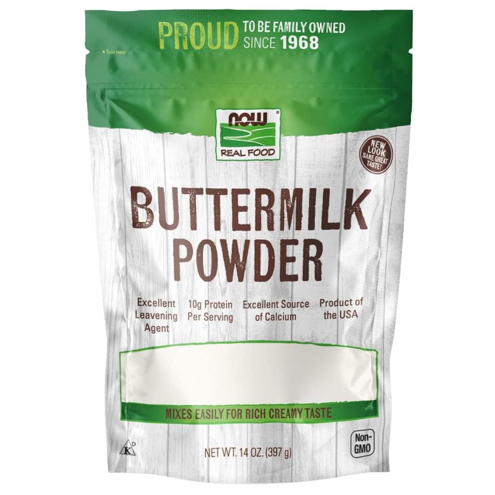 imageNOW Foods Buttermilk Powder with Protein and Calcium Product of the USA 14Ounce Packaging May Vary14 Ounce Pack of 1