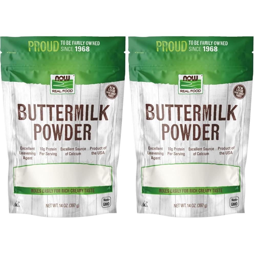 imageNOW Foods Buttermilk Powder with Protein and Calcium Product of the USA 14Ounce Packaging May Vary14 Ounce Pack of 2