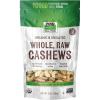 imageNOW Foods Certified Organic Cashews Whole Raw and Unsalted Rich Buttery Flavor Source of Fiber Protein and Iron Certified NonGMO 10Ounce Packaging May VaryOrganic Whole Cashews