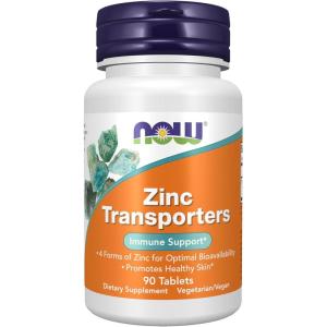 Now Supplements, Zinc Transporter, 90 Tablets, Vegan, Immune Support