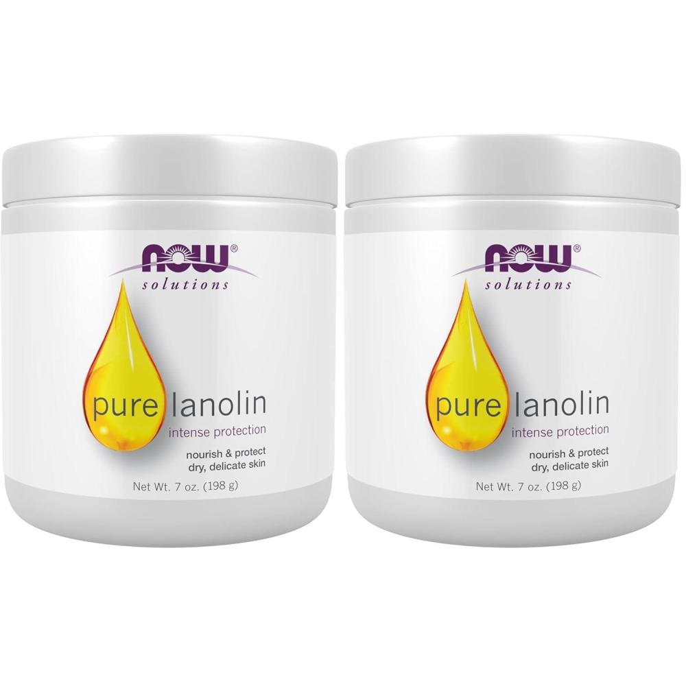 imageNOW Solutions Pure Lanolin Wind and Harsh Environment Skin Protectant Thick Jelly For Rough Dry Skin 7Ounce7 Fl Oz Pack of 2