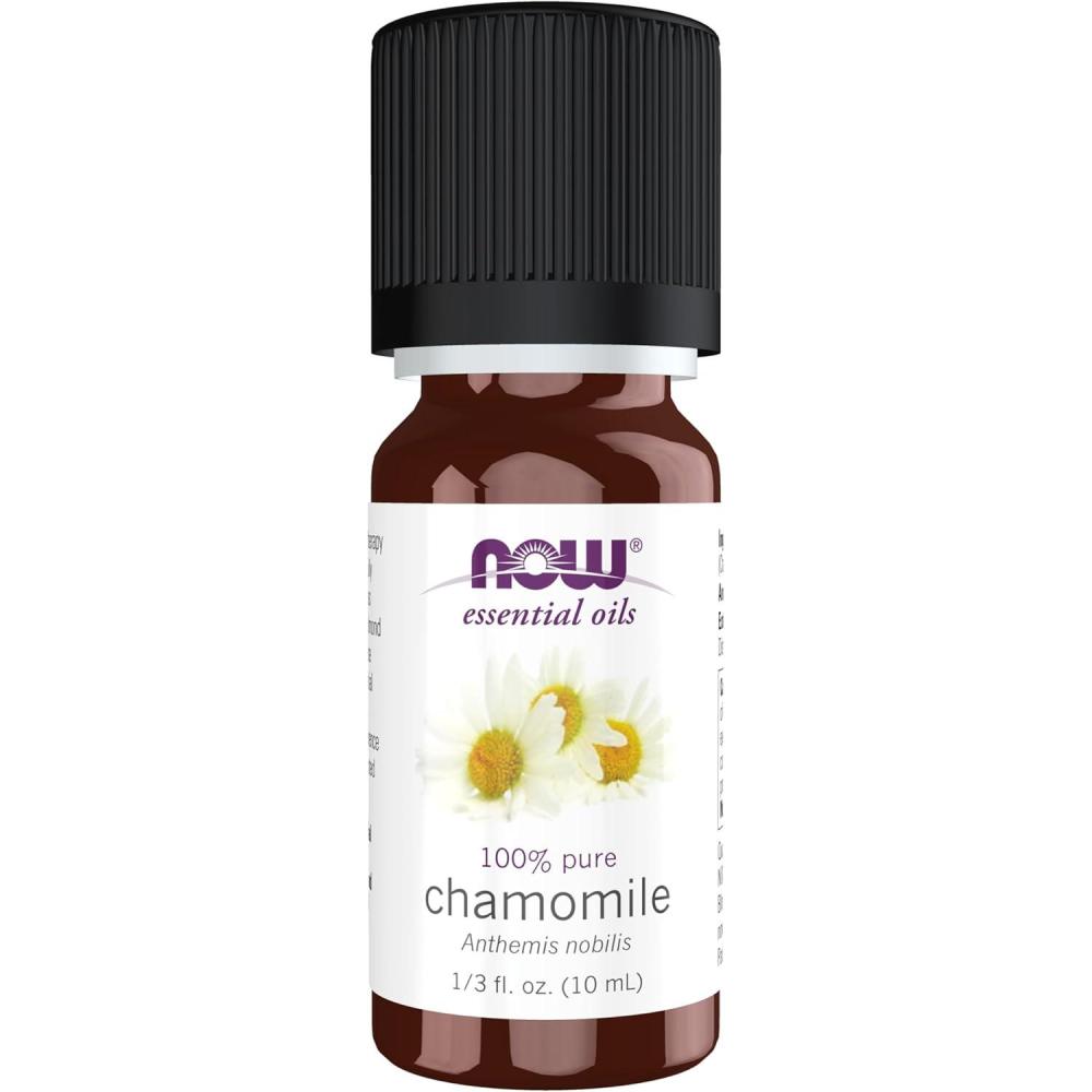 imageNOW Essential Oils Chamomile Oil Delightful Aromatherapy Scent Steam Distilled 100 Pure Vegan Child Resistant Cap 10ml033 Fl Oz Pack of 1