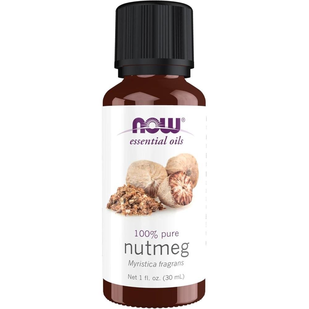 imageNOW Essential Oils Nutmeg Oil Energizing Aromatherapy Scent Steam Distilled 100 Pure Vegan Child Resistant Cap 1Ounce