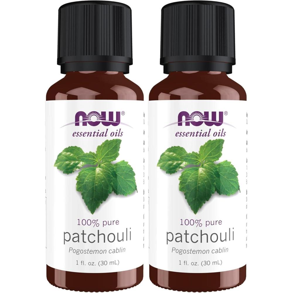 imageNOW Essential Oils Patchouli Oil Earthy Aromatherapy Scent Steam Distilled 100 Pure Vegan Child Resistant Cap 1Ounce1 Fl Oz Pack of 2