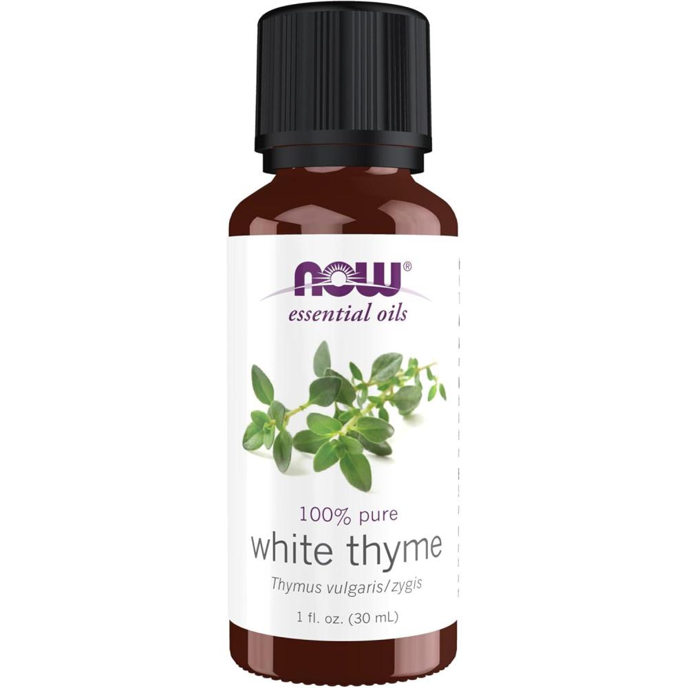 imageNOW Essential Oils White Thyme Oil Empowering Aromatherapy Scent Steam Distilled 100 Pure Vegan Child Resistant Cap 1OunceBasil
