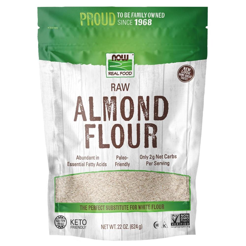 imageNOW Foods Almond Flour with Essential Fatty Acids 5 g Carbs per Serving 22Ounce Packaging May Vary22 Ounce Pack of 1