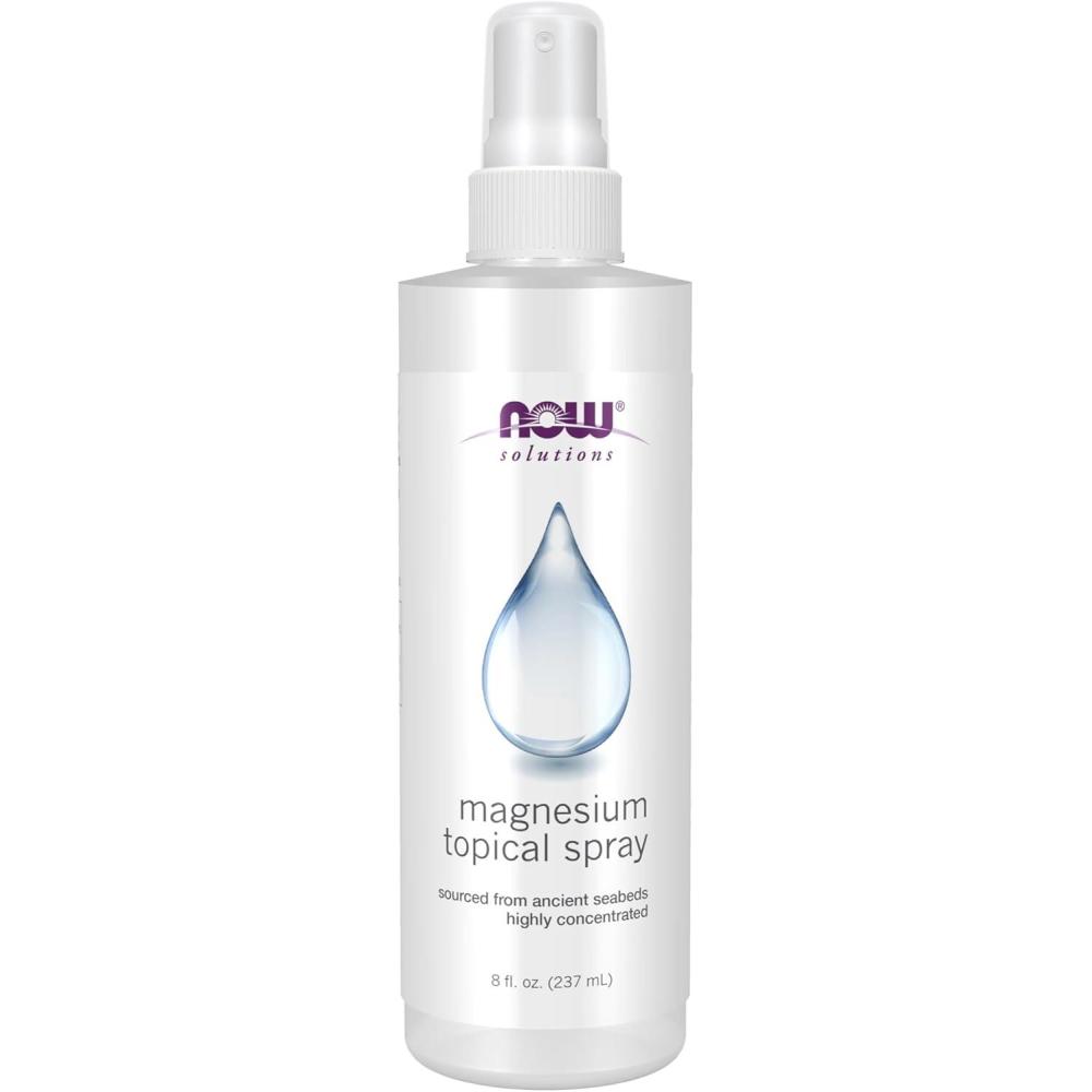 imageNOW Foods Solutions Magnesium Topical Spray from the Ancient Zechstein Seabed Highly Concentrated 8 Fl Oz Pack of 18 Fl Oz Pack of 1