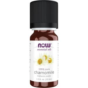 NOW Essential Oils, Chamomile Oil, Delightful Aromatherapy Scent, Steam Distilled, 100% Pure, Vegan, Child Resistant Cap, 10-ml(0.33 Fl Oz (Pack of 1))