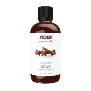 NOW Essential Oils, Clove Oil, Balancing Aromatherapy Scent, Steam Distilled, 100% Pure, Vegan, Child Resistant Cap, 1-Ounce(4 Fl Oz (Pack of 1))