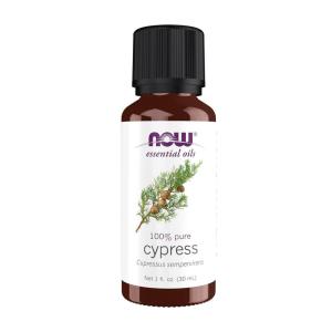 NOW Essential Oils, Cypress Oil, Balancing Aromatherapy Scent, Steam Distilled, 100% Pure, Vegan, Child Resistant Cap, 1-Ounce(1 Fl Oz (Pack of 1))
