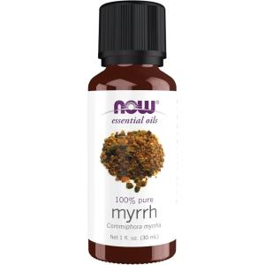 NOW Essential Oils, Myrrh Oil Blend, Meditative Aromatherapy Scent, Steam Distilled, 100% Pure, Vegan, Child Resistant Cap, 1-Ounce