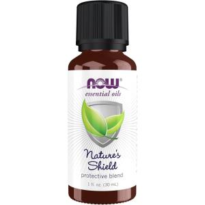 NOW Essential Oils, Nature’s Shield, Energizing Aromatherapy Scent, Blend of Pure Essential Oils, Vegan, Child Resistant Cap, 1-Ounce(1)